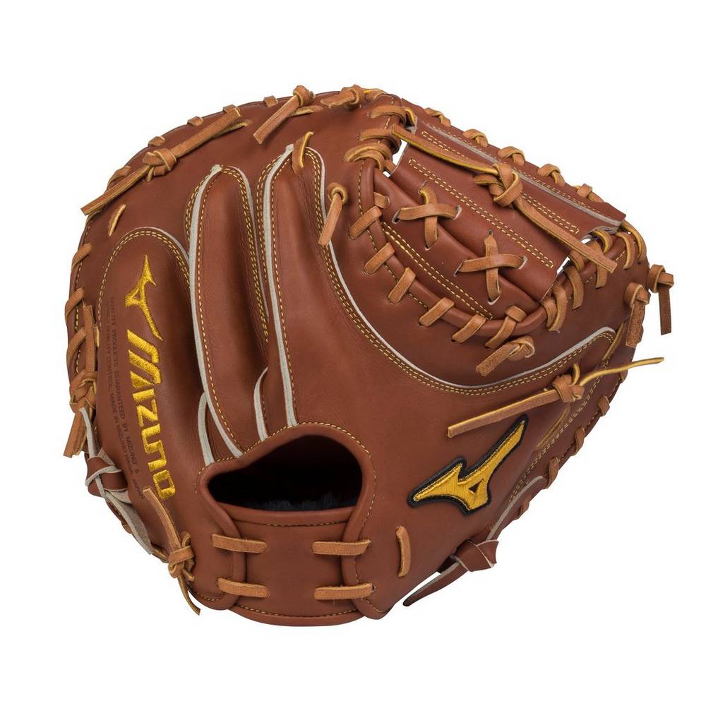 Mizuno Pro Limited Edition 33.5" Férfi Catchers Mitt Barna HJP065298